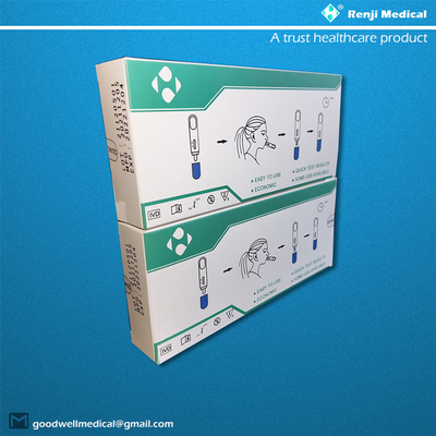 Kit d'essai de Renji Medical Home Rapid Antigen avec la certification nasale de l'écouvillon ISO13485
