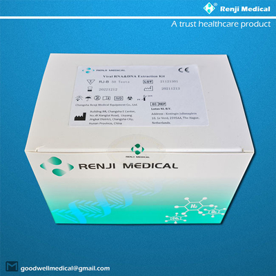 Certification de GV MSDS de la CE de kit d'extraction de Renji Medical Viral Rna Dna