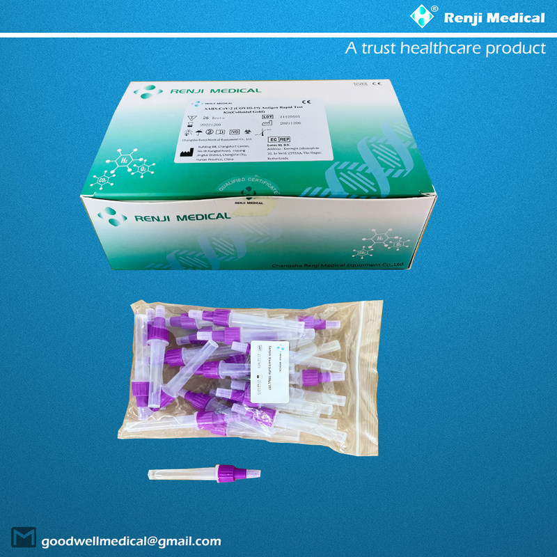 Kit de test d'écouvillon nasal d'antigène COVID19 Kit de test à usage