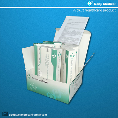 Certification minimum de essai du paquet 15 YBTC du kit 5 de COVID 19 rapides fiables