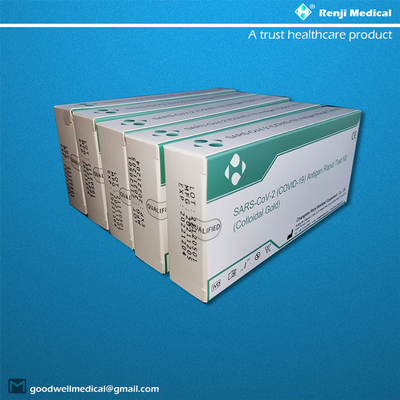 Kit d'essai de Renji Medical Home Rapid Antigen avec la certification nasale de l'écouvillon ISO13485