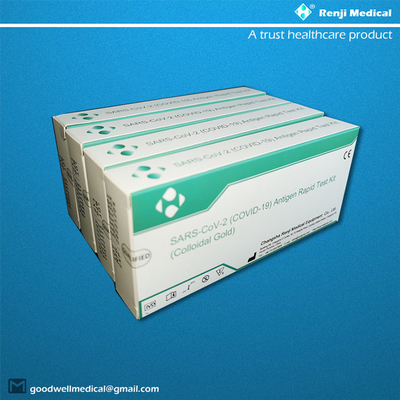 le kit d'examen de diagnostic de 15 SARS-CoV-2 AG de minutes détectent des protéines/glycans