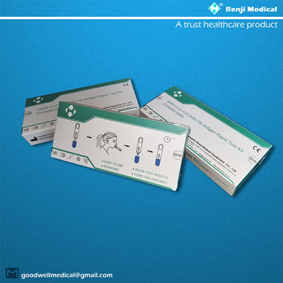 Kit de essai rapide d'antigène de YBTC, salive rapide d'examen de diagnostic du résultat 10-15mins Covid