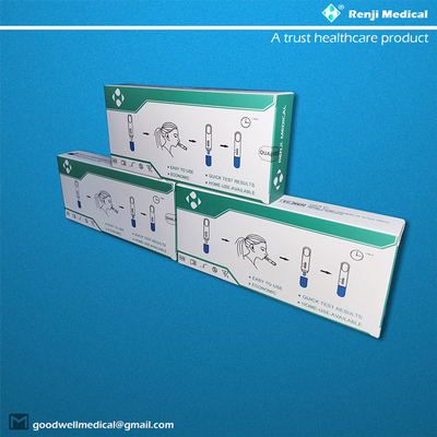 Kit de essai rapide de l'antigène SARS-CoV-2, détection Kit Colloidal Gold de Covid