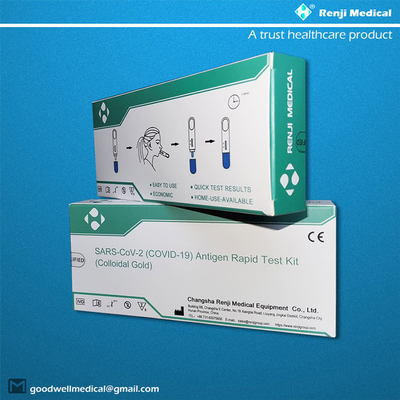 Kit de essai rapide d'antigène de YBTC, salive rapide d'examen de diagnostic du résultat 10-15mins Covid