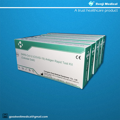 Certification de essai de GV ISO13485 de stérilisation d'ordre technique de kit de COVID 19 rapides à la maison