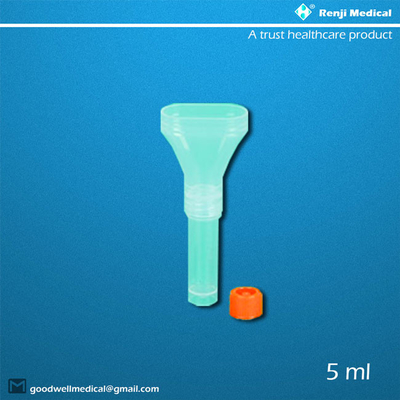 1 minute du kit 3 de collection témoin de salive d'entonnoir pour l'essai de QPCR