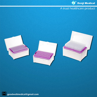 Certification matérielle de la CE de Renji Sterile Pipette Tips Polypropylene