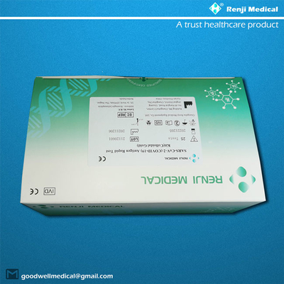 Renji Antigen Rapid Testing Kit, essai colloïdal de Covid d'or d'immunochromatography