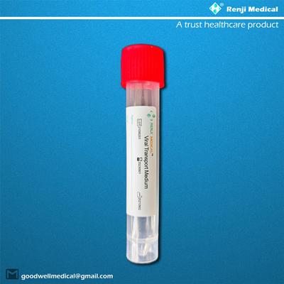 tube transparent de collection de spécimen, kits jetables d'essai d'Utm