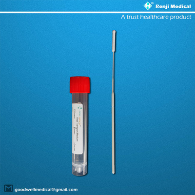 tube de collection de spécimen de 60x48x35cm, tube stérile d'écouvillon de syndrôme respiratoire aigu grave nouveau