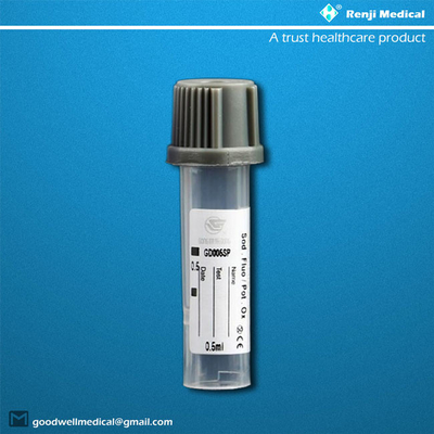 Tube micro 0.25ml/0.5ml de collection de sang de pp pour les bébés nouveau-nés