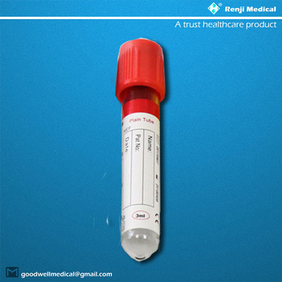tube jetable de collection de sang du vide 8ml, PRO tube adulte de coagulation
