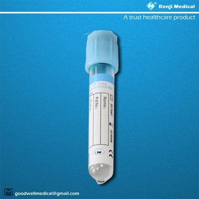 Tube jetable 5ml 7ml de collection de sang de vide d'approbation de GV MSDS
