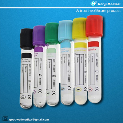 Tube 13x75mm de collection de Renji Medical Disposable Vacuum Blood
