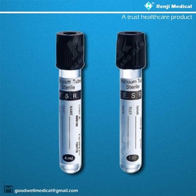 tube jetable de collection de sang du vide 4ml/5ml, tube à essai loin infrarouge d'esr