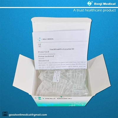 Kit acide nucléique d'extraction de colonne de rotation, kit viral d'isolement d'ARN de CSF