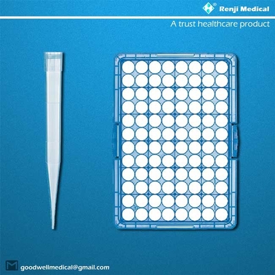 La pipette stérile de polypropylène de pp incline le matériel flexible pour l'éjection facile de chargement d'astuce