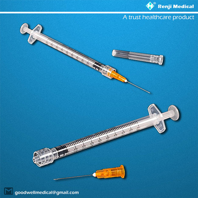 Renji Disposable Medical Consumables, 1ml pp glissent des seringues d'astuce