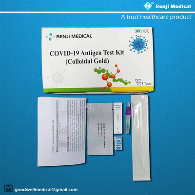 Essai Kit Colloidal Gold Immunochromatography de maison de Renji Medical SARS-CoV-2